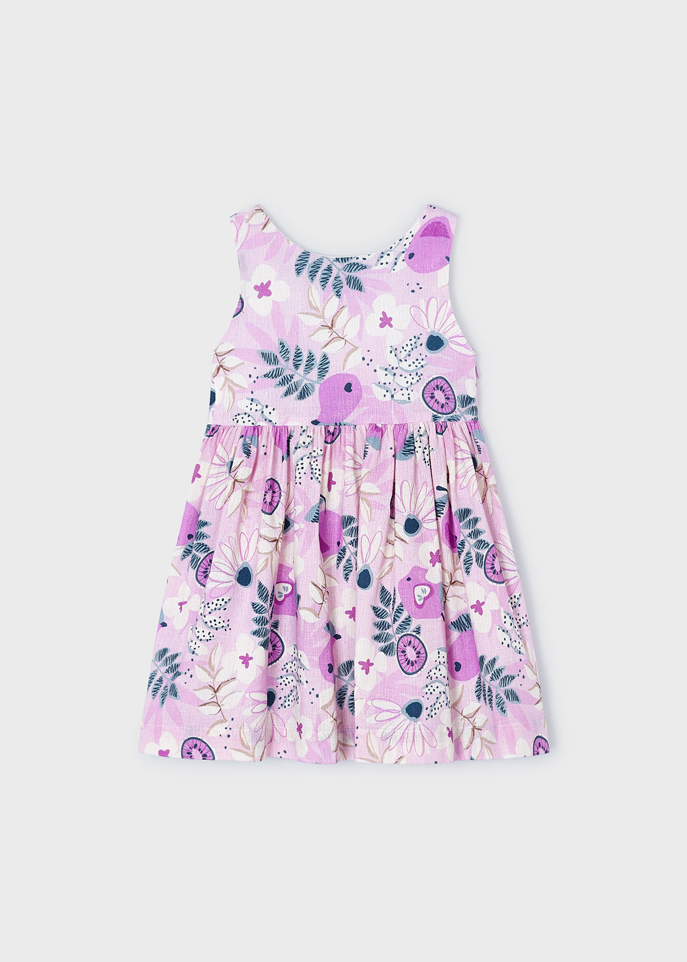 Vestido estampado para meninas