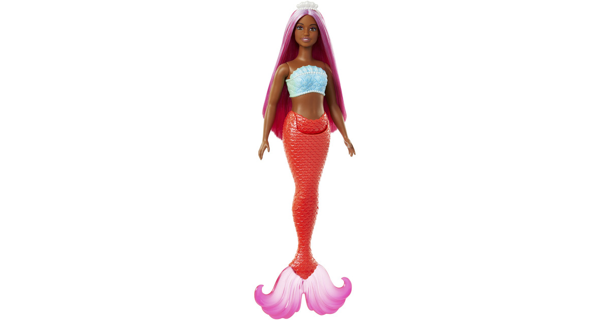 BarbieDreamtopia - Zeemeerminpop - Kleurrijk haar