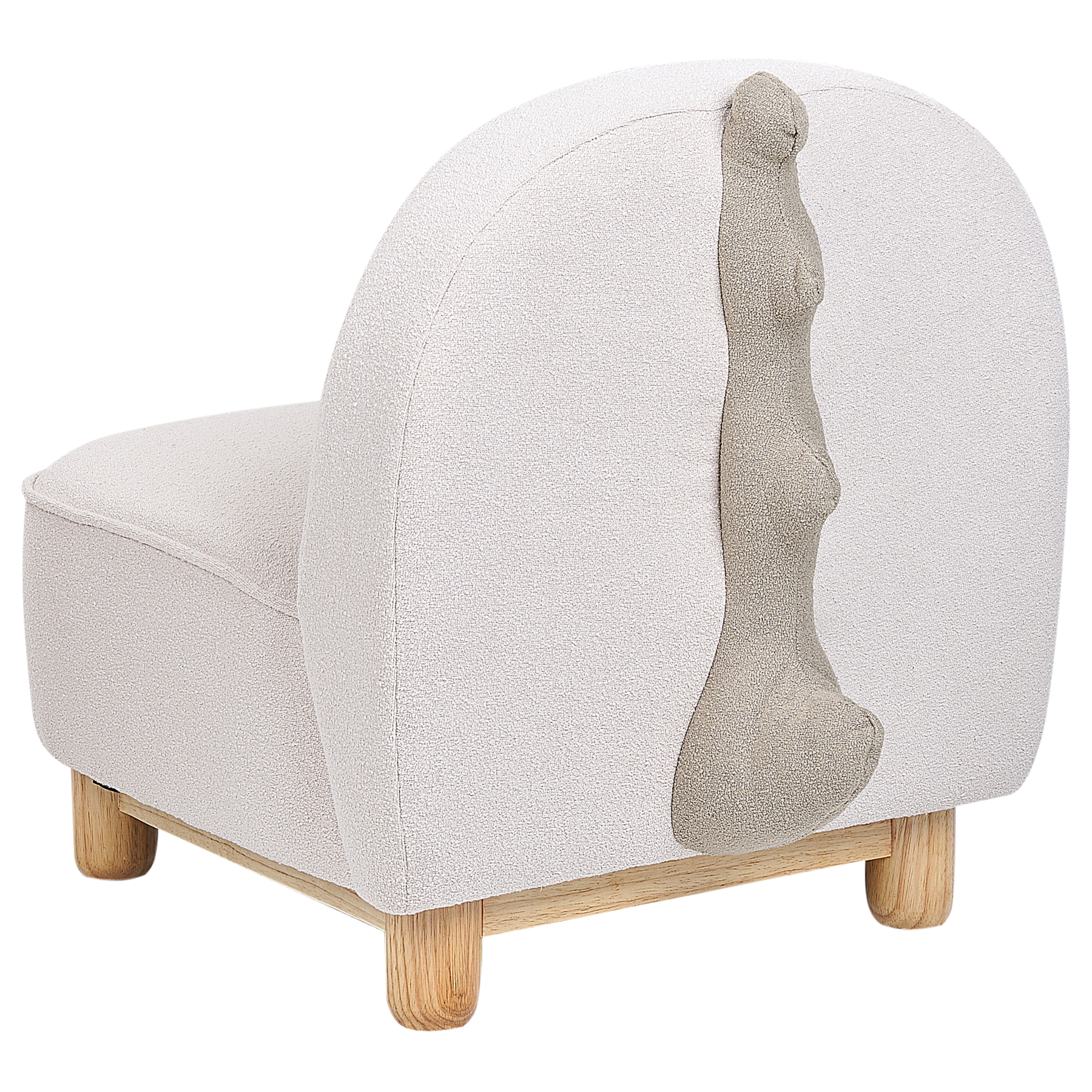 Beliani - FABORG - Kinderstoel - Beige - Polyester