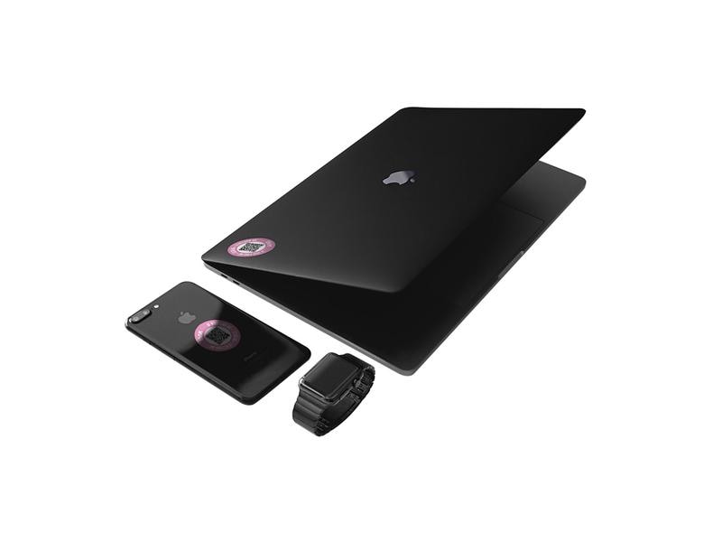 thnxtags Smart Travel Pack XL Pink Smart Tag-Set mit kostenloser und benutzerfreundlicher App