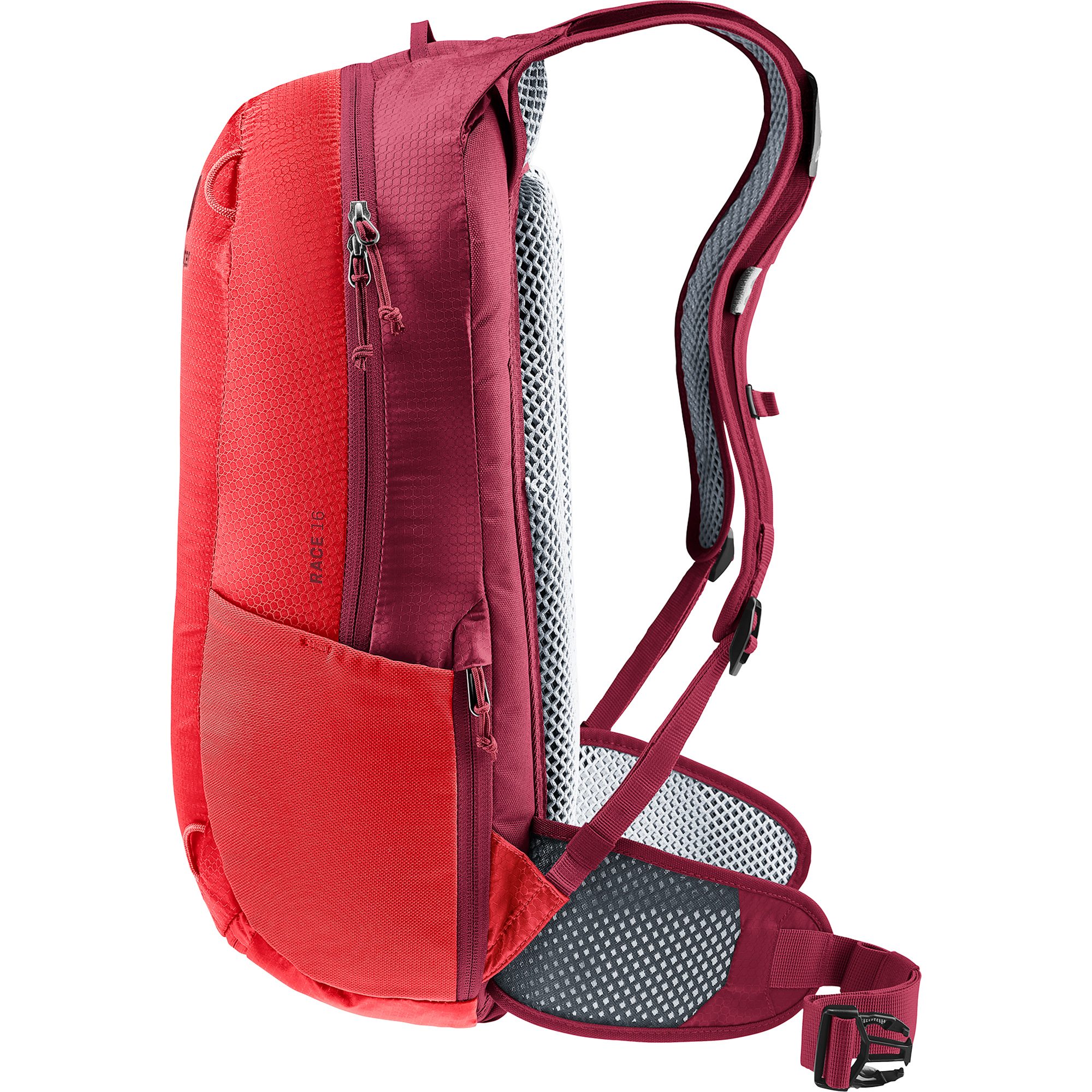 deuter Race 16l Bike Rucksack Damen cherry masala