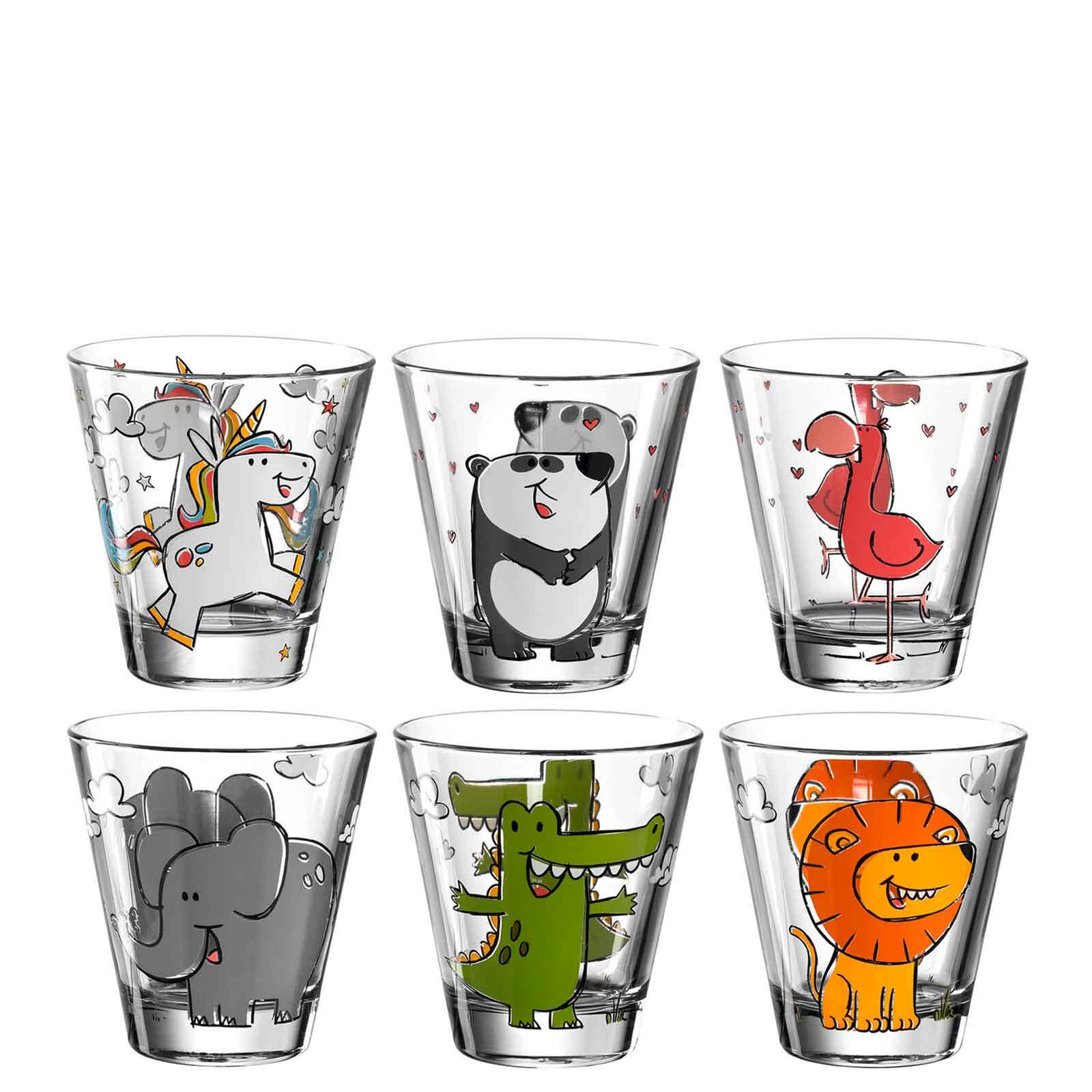 Leonardo Kinderbecher Bambini 215 ml 6er Set