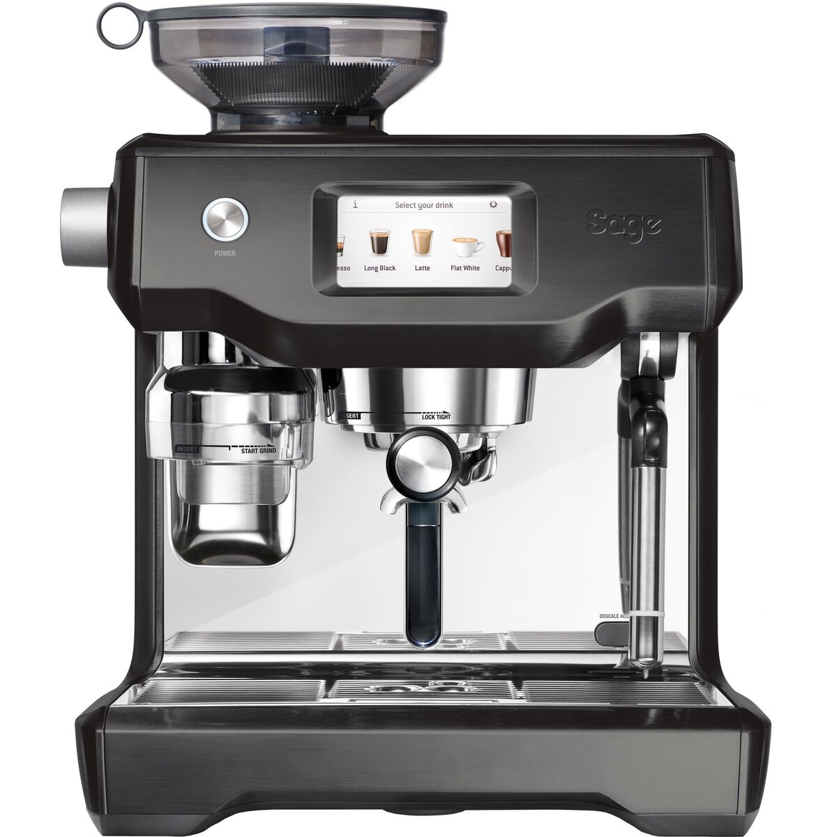 SES990BST The Oracle Touch espressomaskine, grå