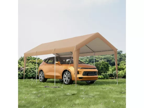 Abri de Voiture/Carport 3 x 6 m - Cadre en Acier Galvanisé/Tente de Garage PE 160g/㎡ Tente de Réception/Tonnelle Extérieure
