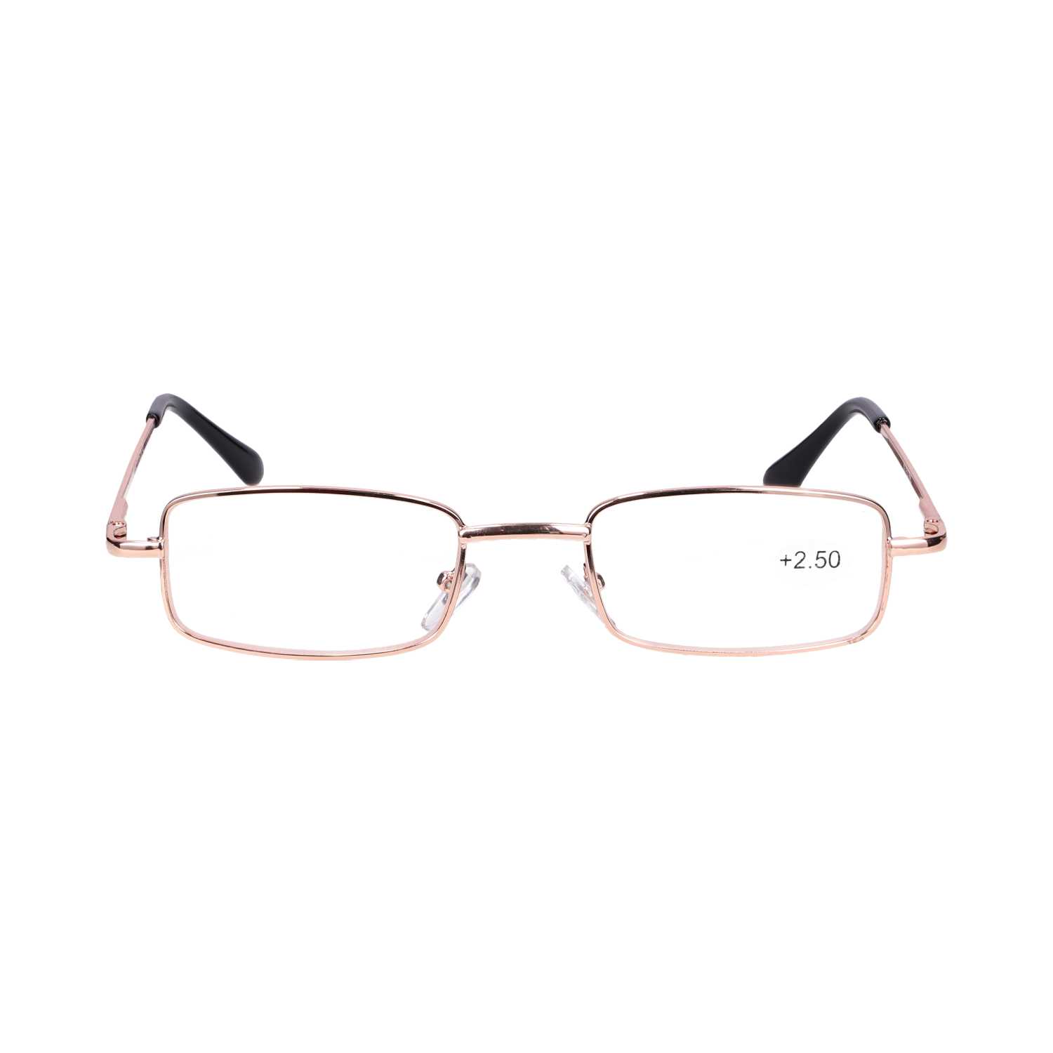 Star Optic Lesehilfe MD6 aus Metall +2,5 Dioptrien gold glänzend