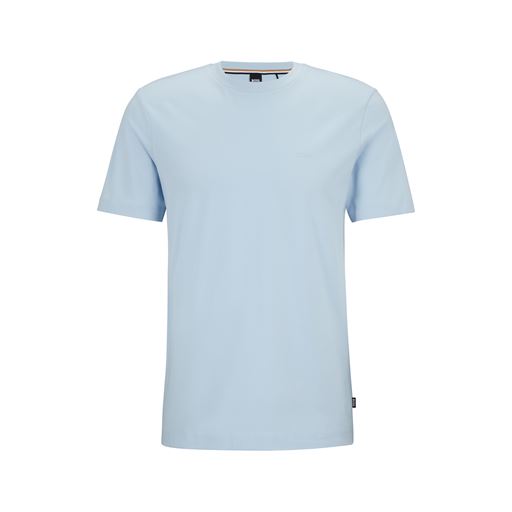 Boss Black Logo T-shirt, Light Pastel Blue, S