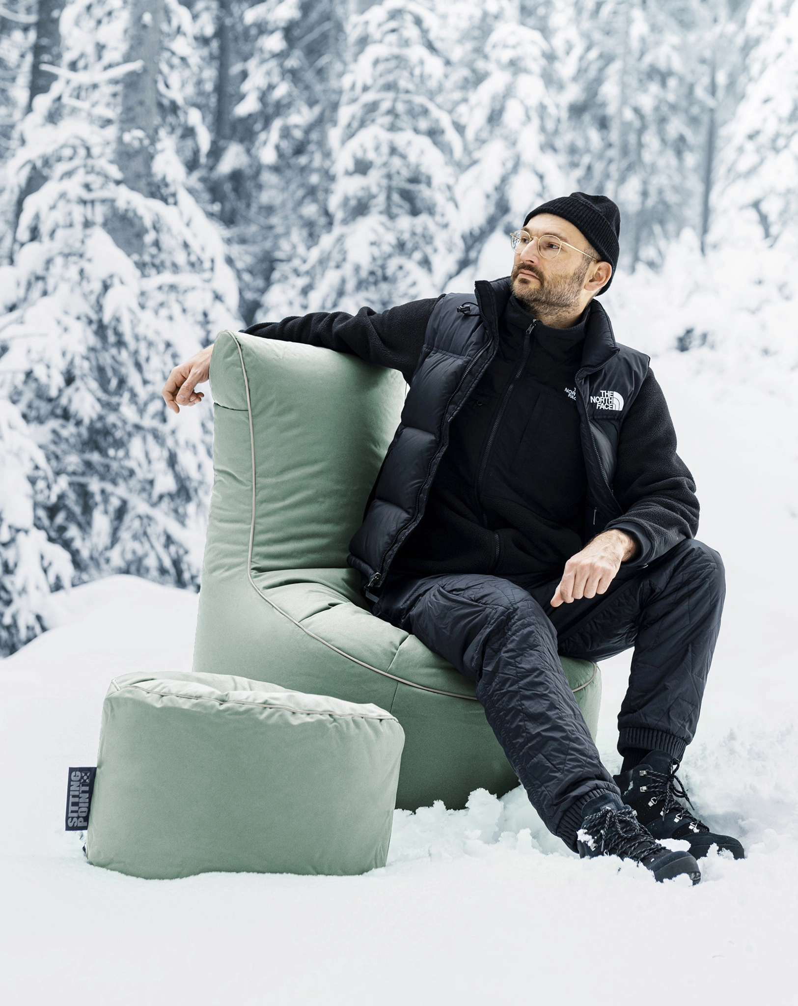 Sitzsack Swing SCUBA (Farbe: altrose)