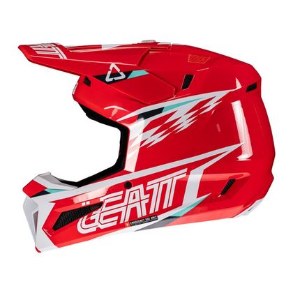 Casque cross Leatt 3.5 avec masque 3.5 2025 - Rouge