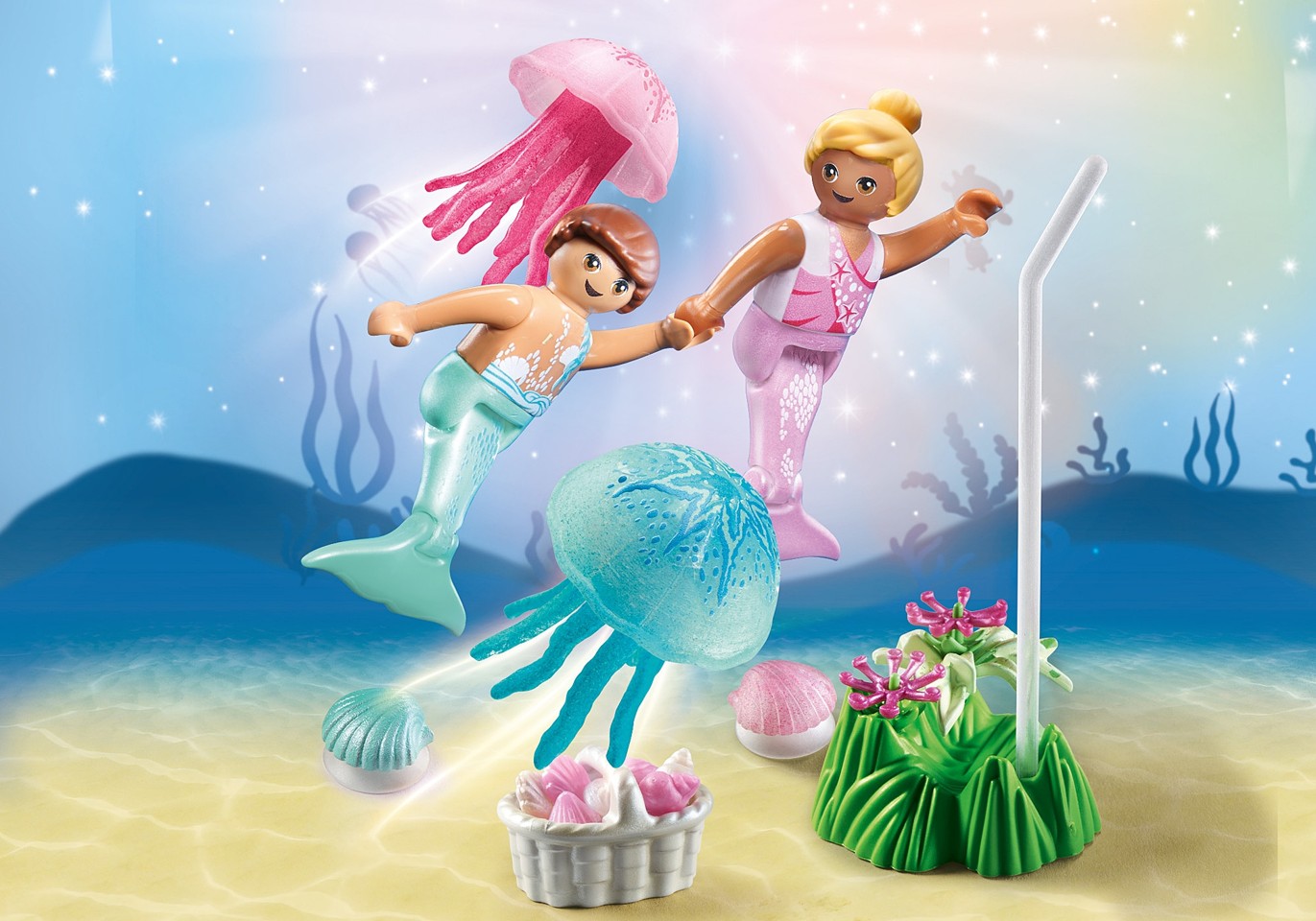Playmobil - Små havfruer med vandmænd(71504)