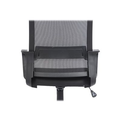 Fauteuil de bureau LIBERTY 02 - accoudoirs fixes - appui-tête réglable - noir