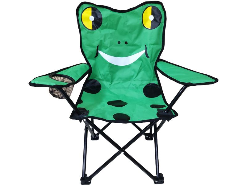KOOR Campingstuhl Frosch Kinderstuhl mit Tiermotiv