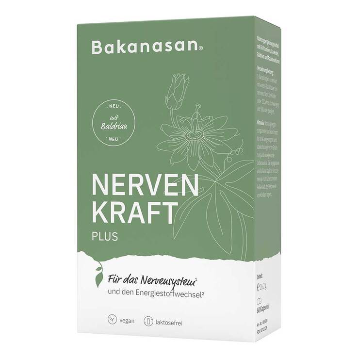 Bakanasan Nervenkraft Plus Kapseln, 60 St