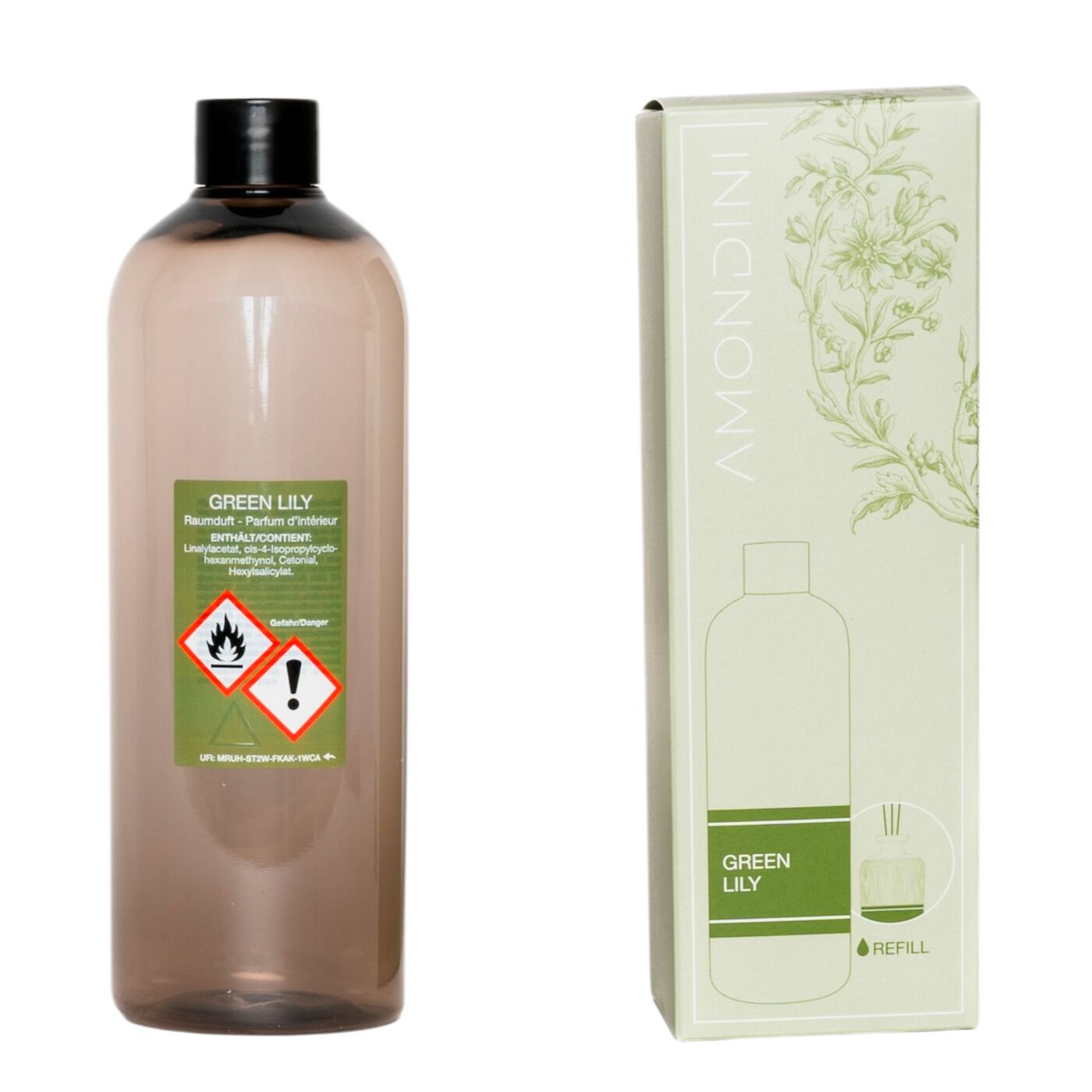 AmondiniRaumduft Nachfüller «Green Lily» 500 ml