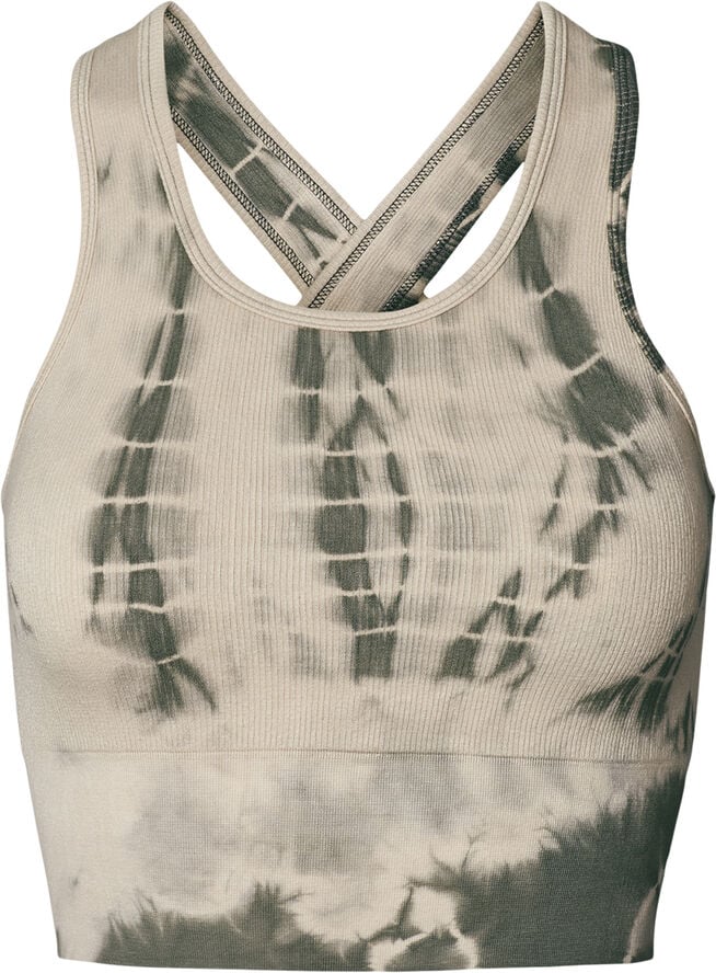 Gai&Lisva Lifa Tie dye Yoga Top Vintage white tie dye