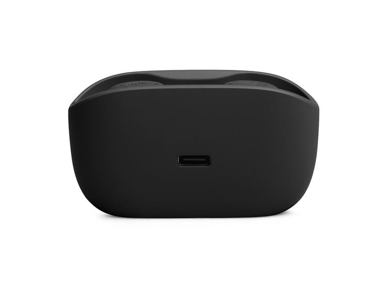 JBL True Wireless In-Ear-Kopfhörer Wave Buds Schwarz Kräftiger 8-mm-Treiber liefert Deep Bass Sound für einen besonderen Hörgenuss