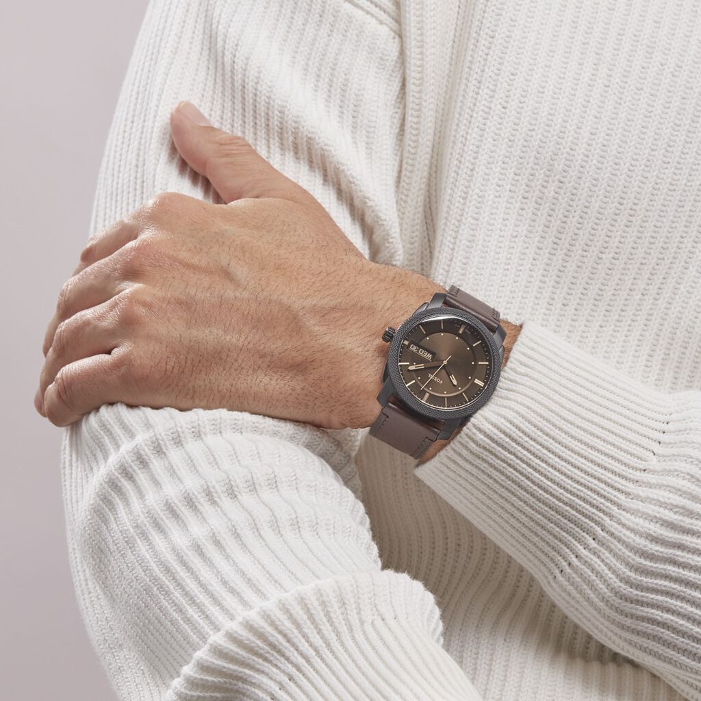 Montre Fossil Machine Marron
