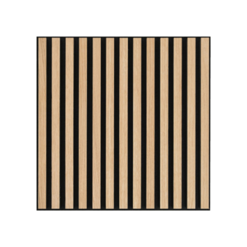 Lattenwand tegel 55,3x55,3 cm licht eiken, dikte 22 mm - 2 stuks per pak (0,612m2)