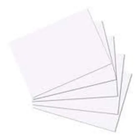 Herlitz Karteikarten, DIN A5, blanko, weiß