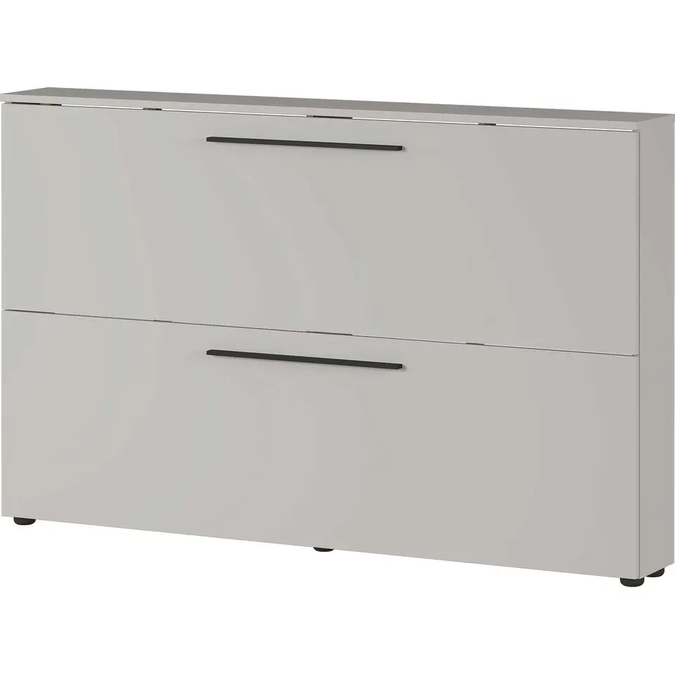 Schoenenkast Jonas 140cm met twee deuren - kasjmier beige
