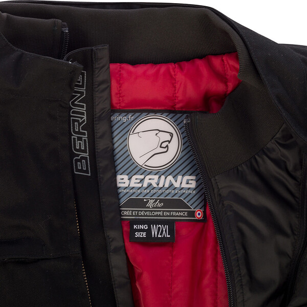 Bering - Blouson Zander King Size - Grande taille Noir