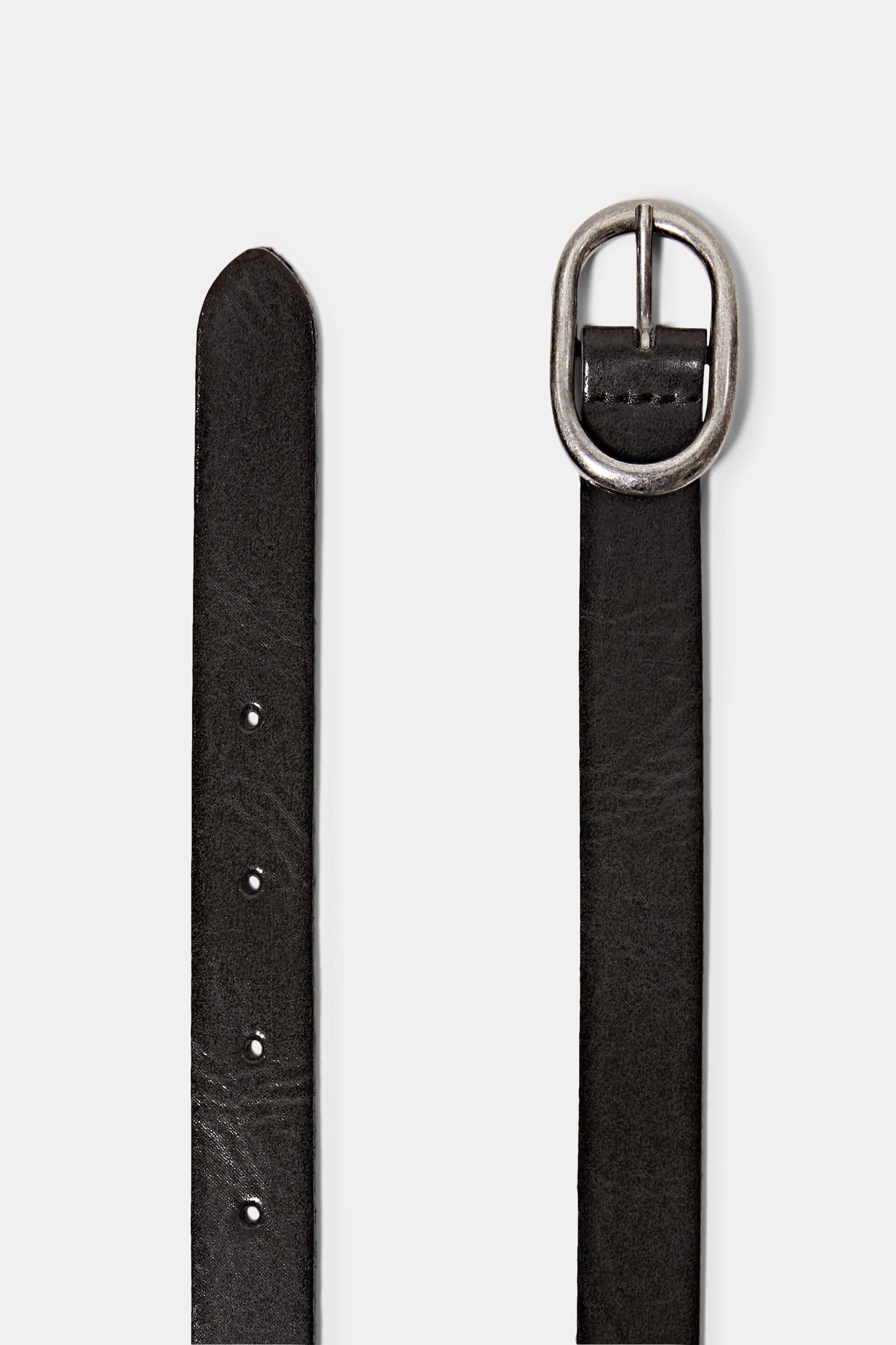 Ceinture fine en cuir
