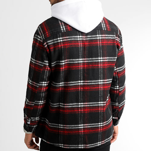 Surchemise A Carreaux 2488 Noir Rouge