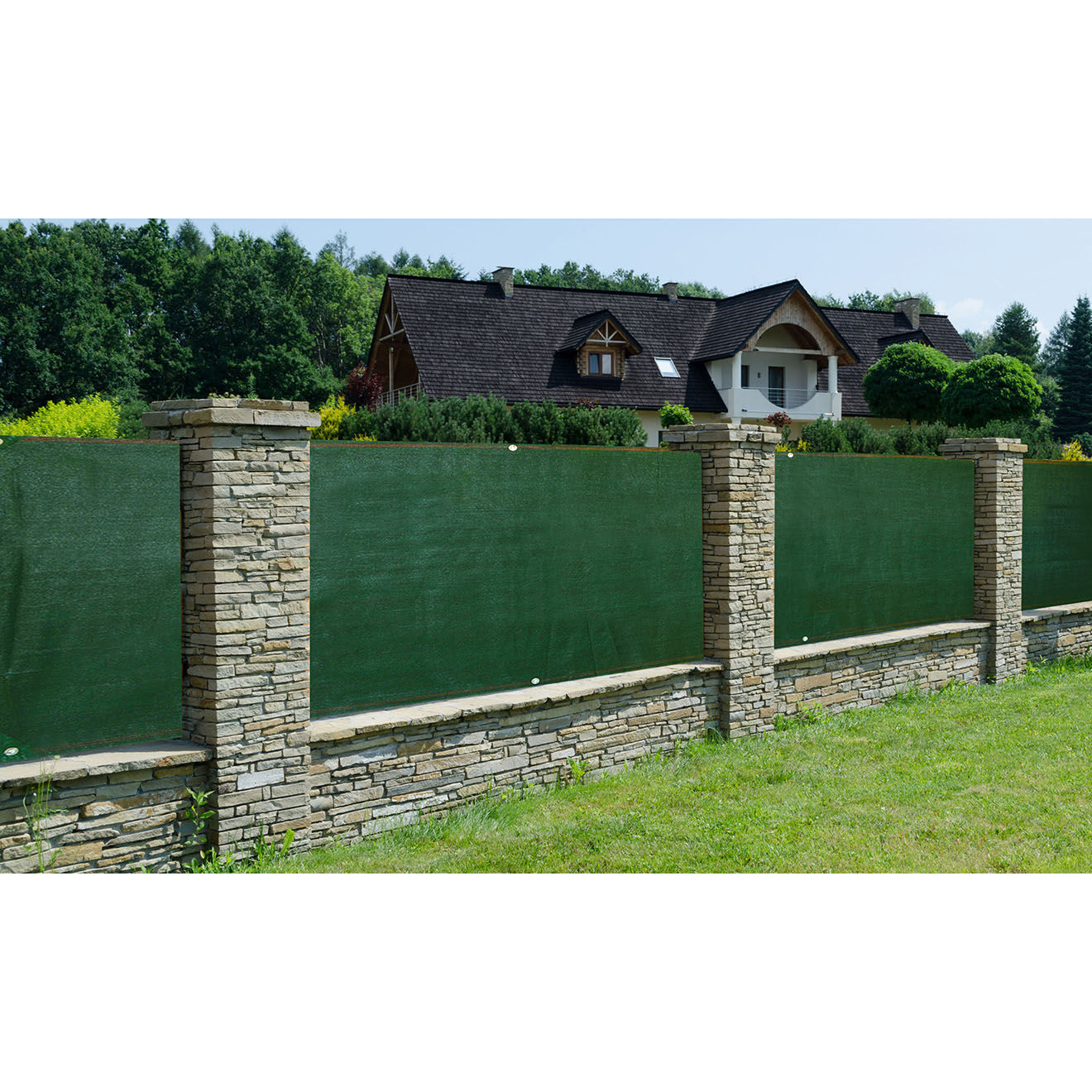 Pratik Garden Brise-vue 300 gr/m² vert - 1.8x10 m
