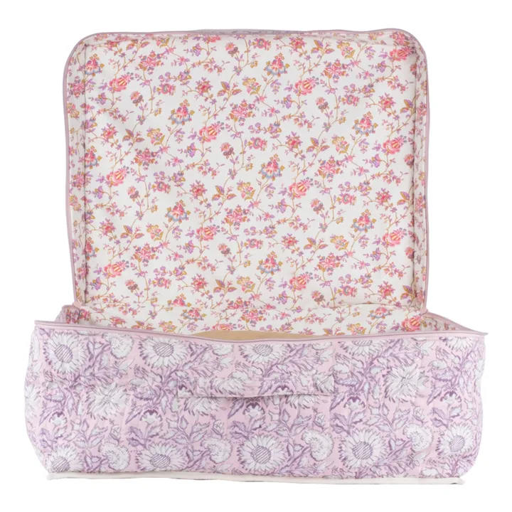 Louise Misha Sac de rangement Taty en coton bio | Rose