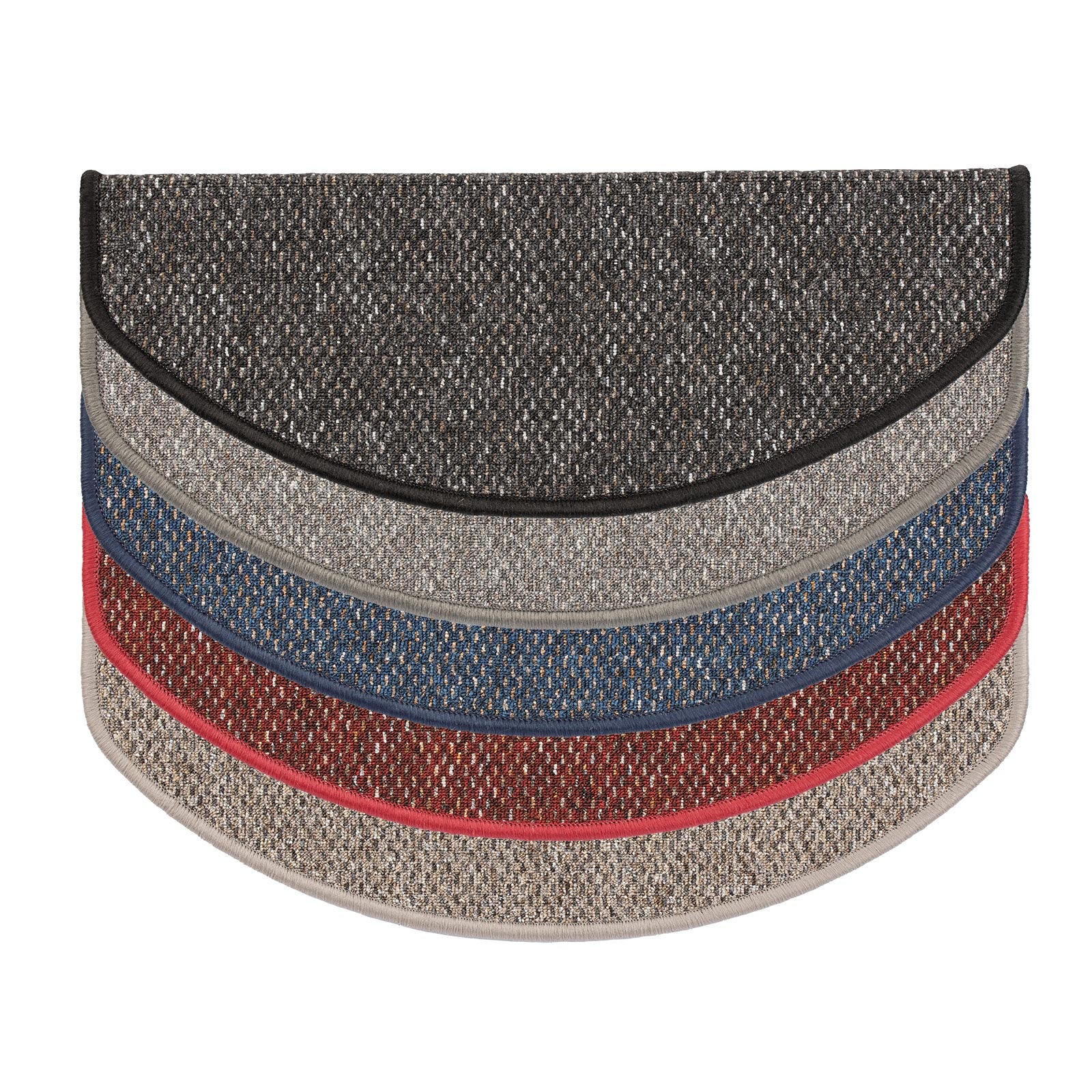 Karat Stufenmatte Ponto | Beige | Halbrund