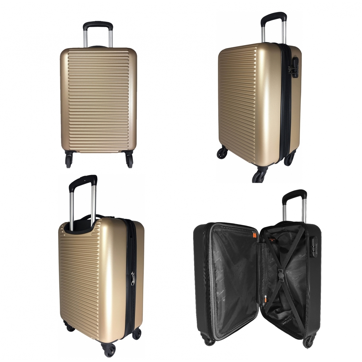 David Jones Valise cabine rigide extensible David Jones ABS 55cm