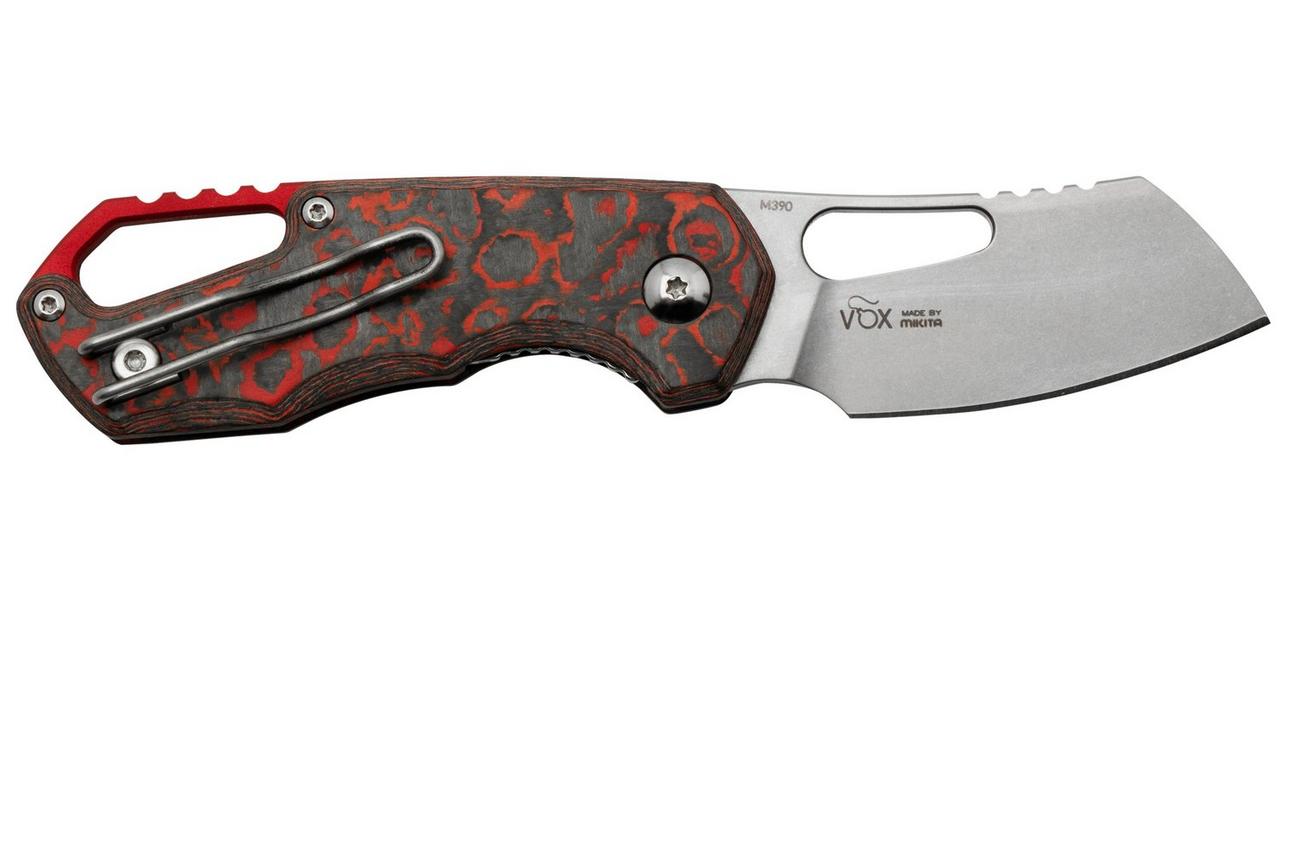 MKM Isonzo FX03-2CL Cleaver Stonewashed, Lava Flow Carbon Fiber zakmes, Jesper Voxnaes design