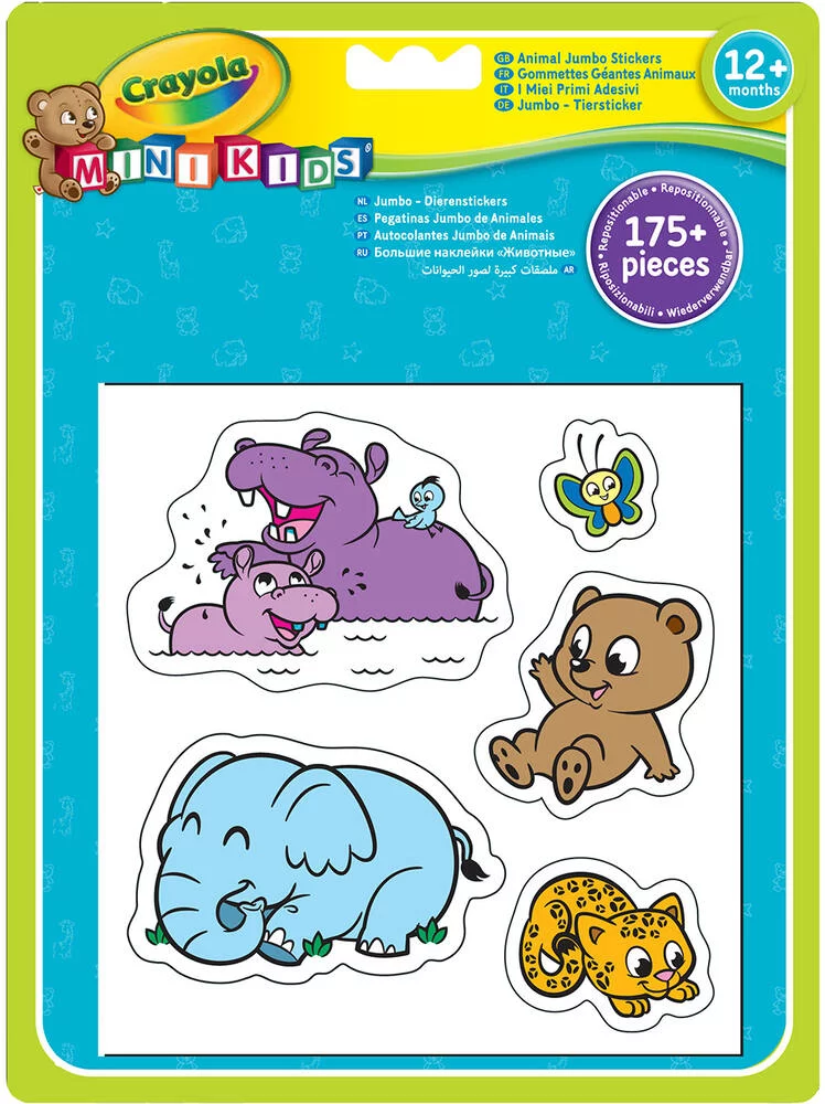 CRAYOLA - GOMMETTES ANIMAUX