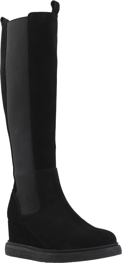 Cashott CASANJA Tall Boot Suede Black