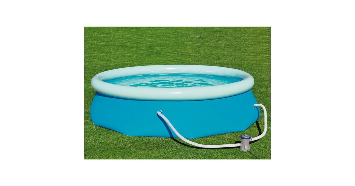 BestwayZwembad fast set rond 305  (Blauw/lichtblauw, Incl. Filterpomp (220-240V))