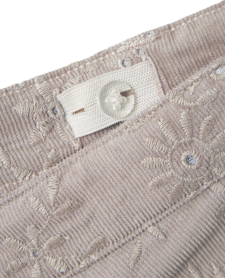 Lil' Atelier NMFROSE WIDE CORD BINE PANTS 6115-C Etherea