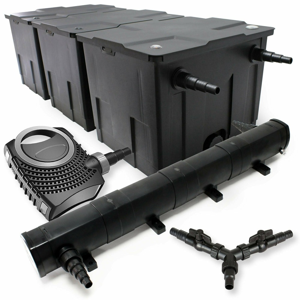 Kit filtration bassin 90000 litres 72 watts stérilisateur 70 watts pompe