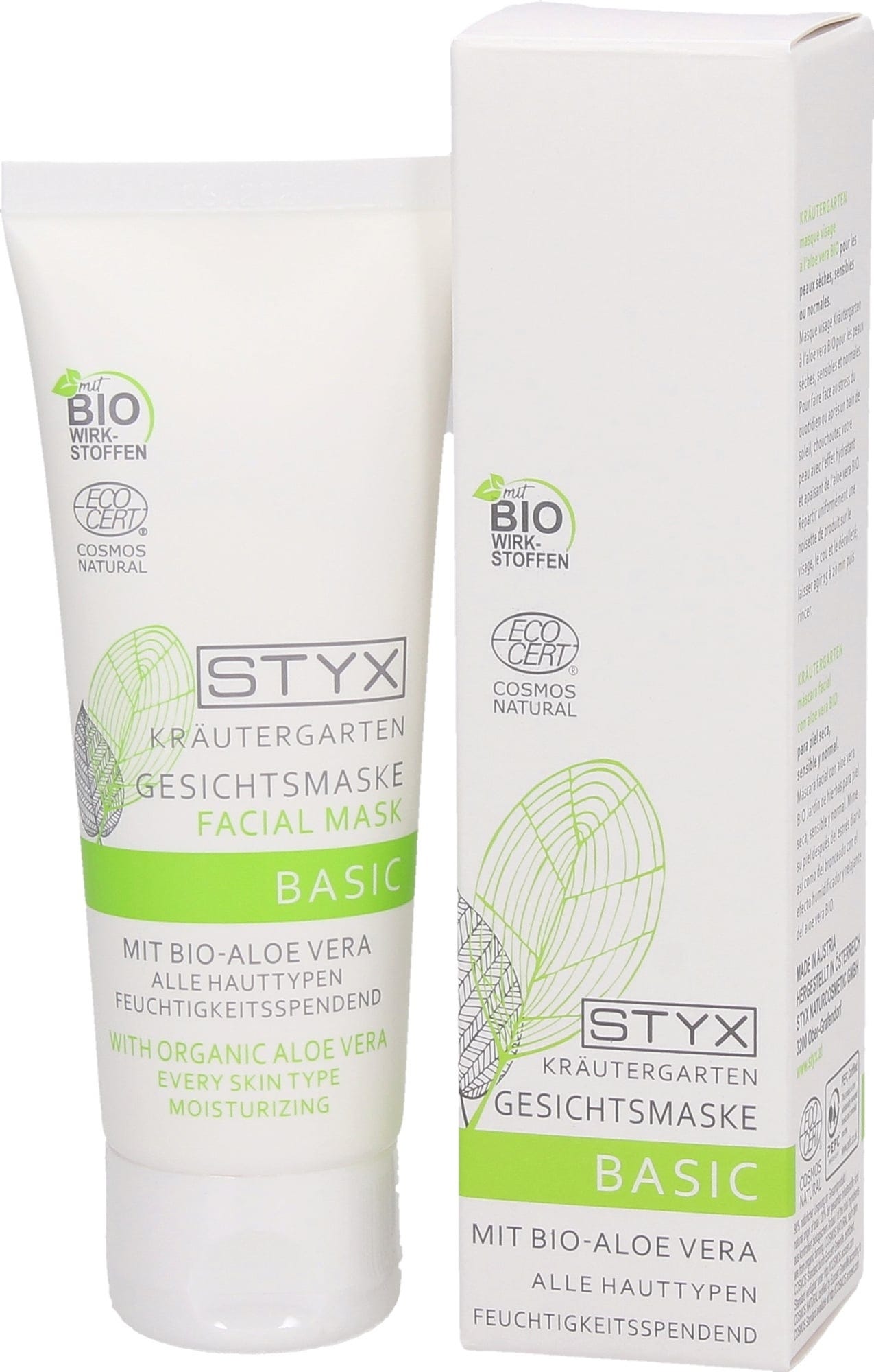 STYX  Kräutergarten Gesichtsmaske mit Bio-Aloe Vera, 70 ml