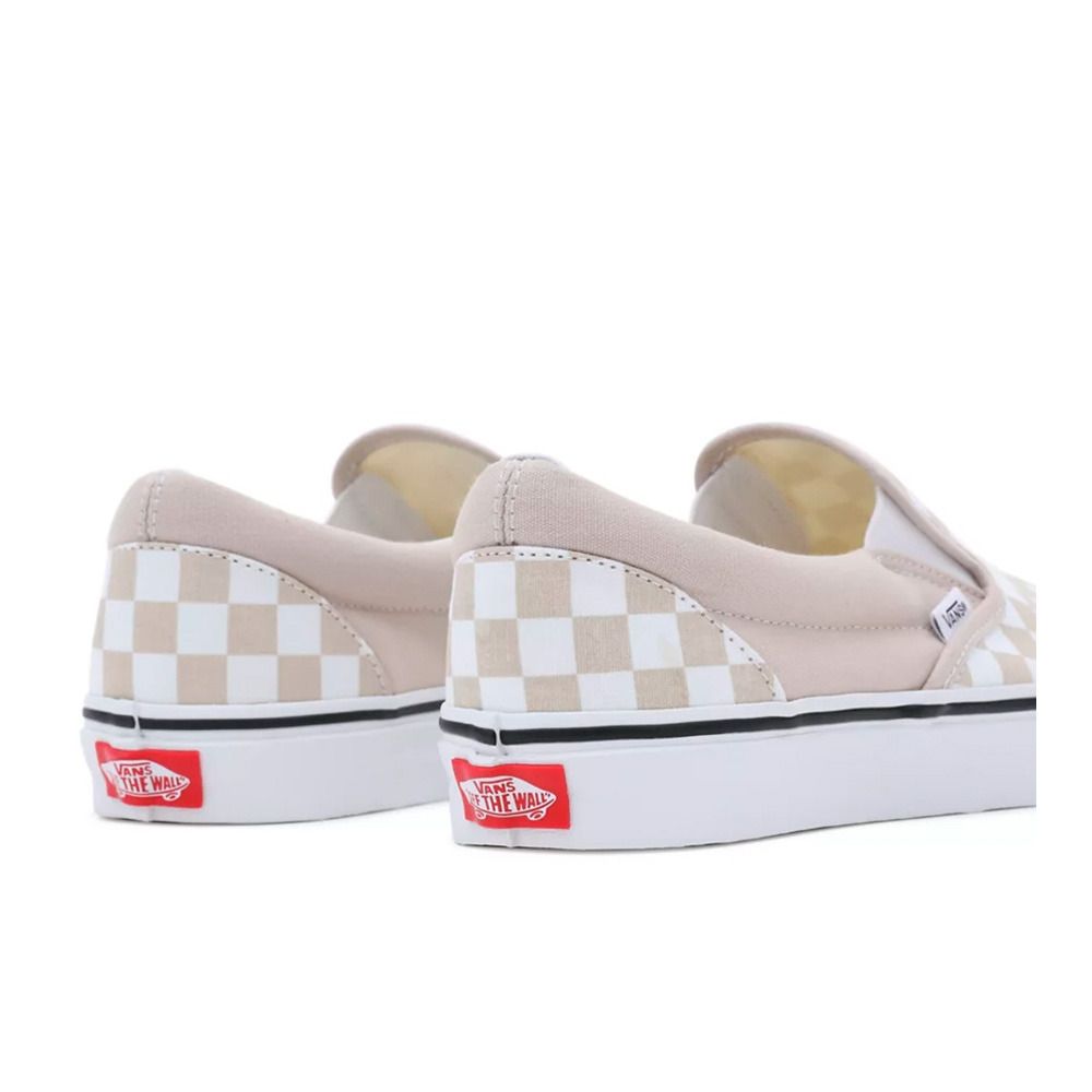 Vans CLASSIC SLIP-ON - Sneakers color theory checkerboard french oak