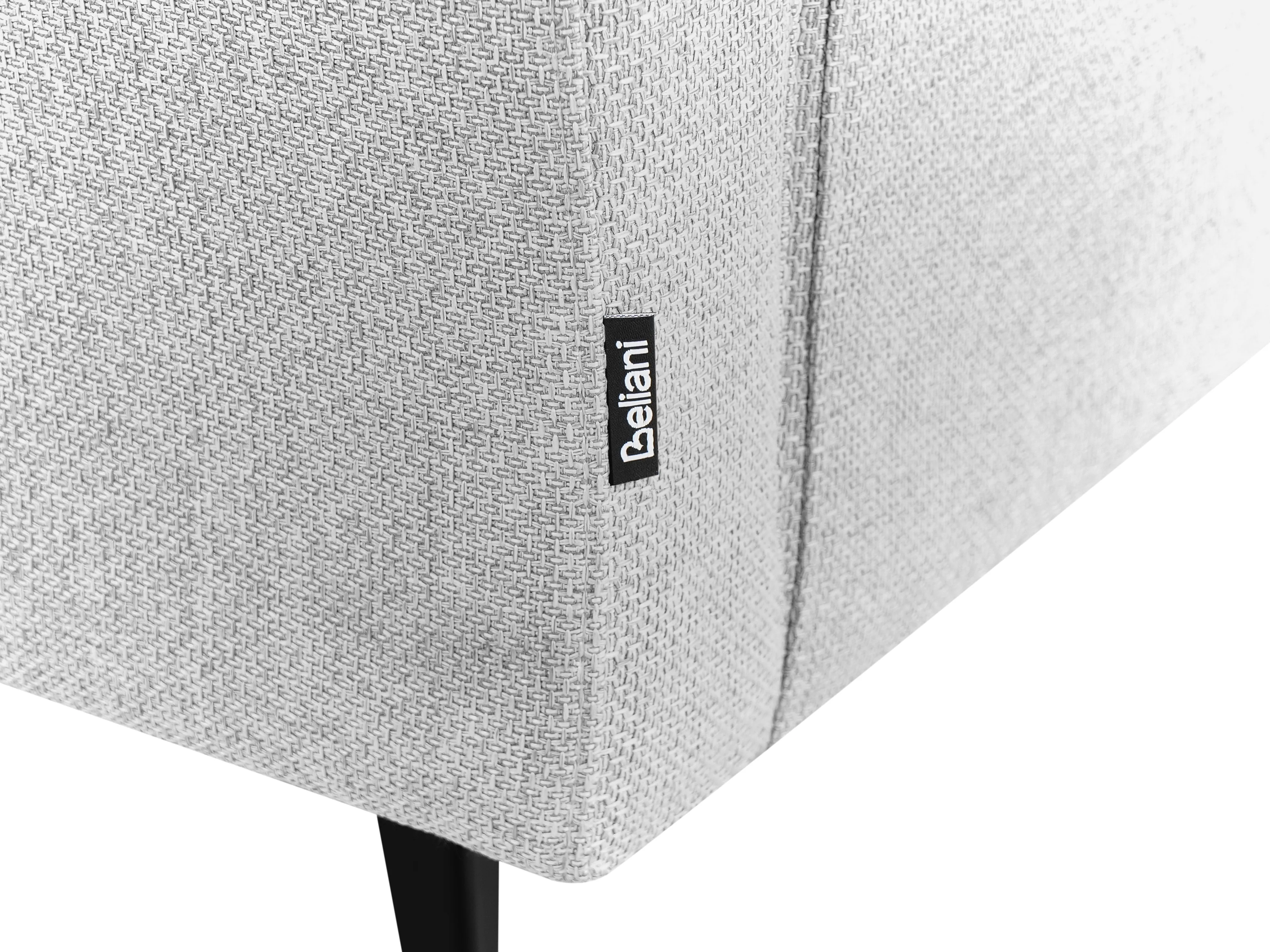 Rechtszijdige chaise longue SIEVOZ Stof Lichtgrijs