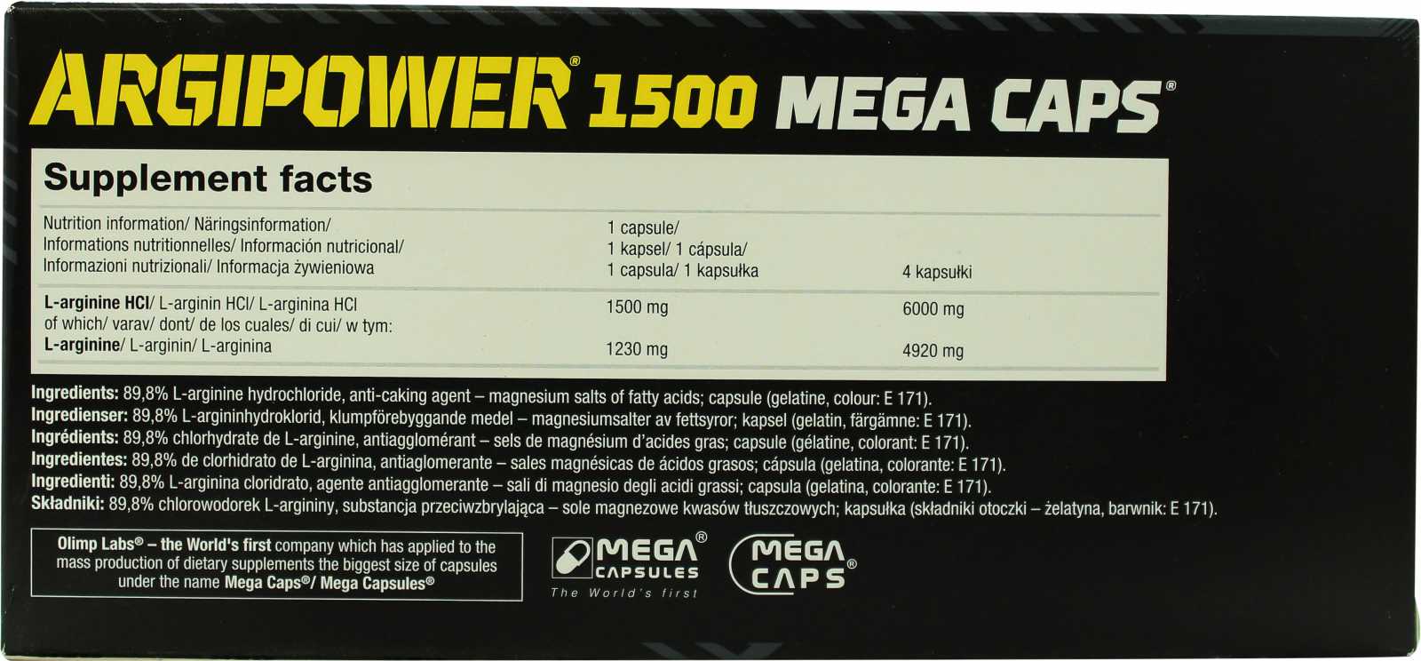 Olimp ArgiPower 120 cápsulas