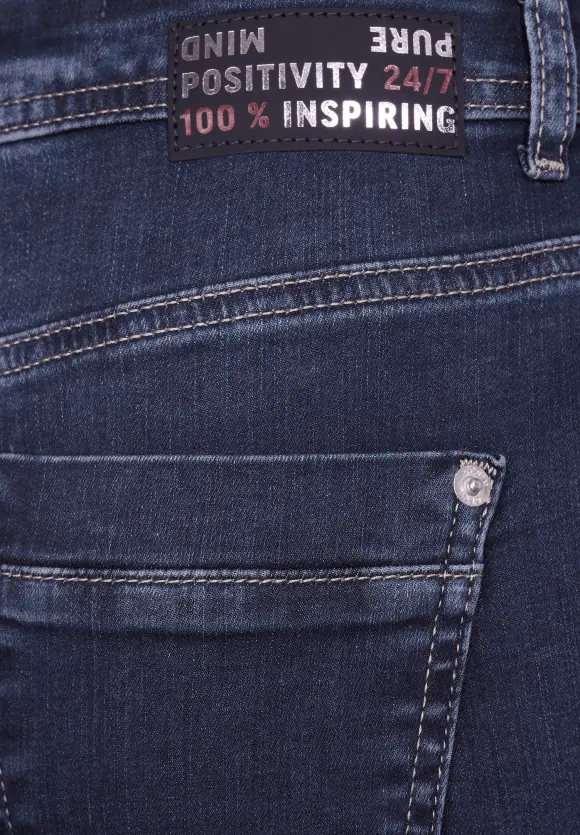 Slim Fit Jeans - mid blue wash