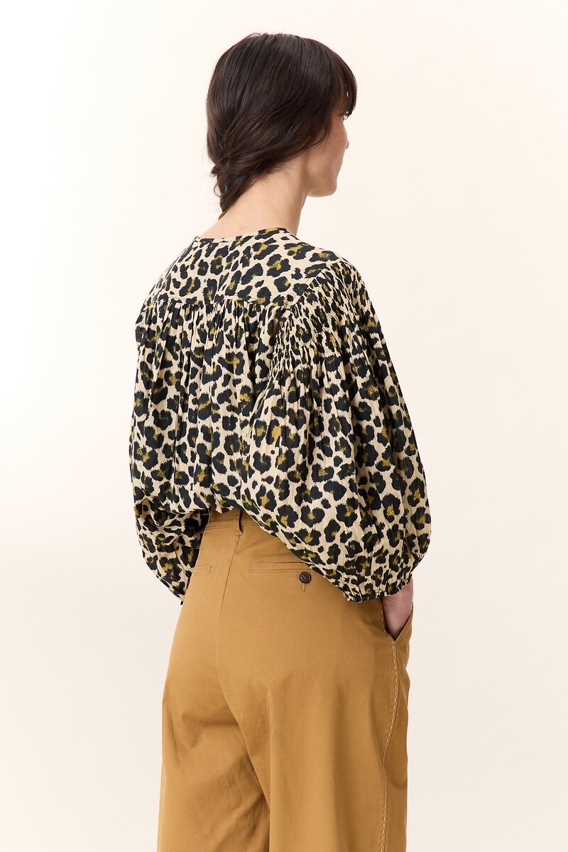 LEON & HARPER<br>Blusa CORSO LEO com mangas bufantes 3/4