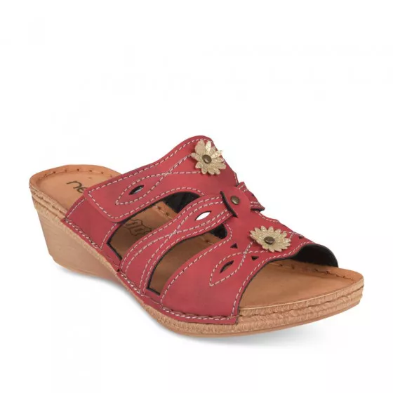 Mules ROUGE NEOSOFT FEMME