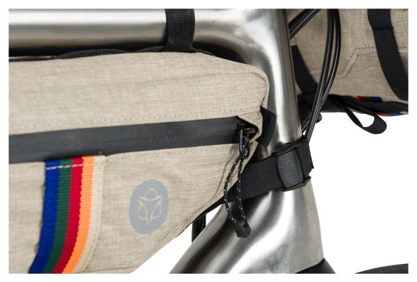 Sacoche de Cadre Agu Tube Frame Bag Venture 4L Vintage Beige