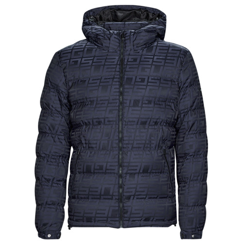 Guess - ALLOVER LOGO PUFFA Gris / Negro