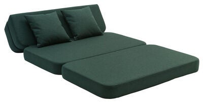 by KlipKlap 3 Fold Sofa, Deep Green