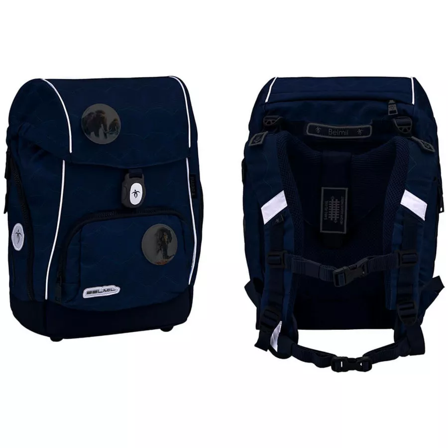 Belmil Schulranzen Premium Comfy Plus Set 6-teilig Estate Blue