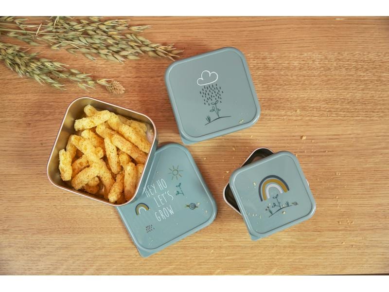 Lässig Lunchbox 3er Set Garden Explorer Snackboxen-Set