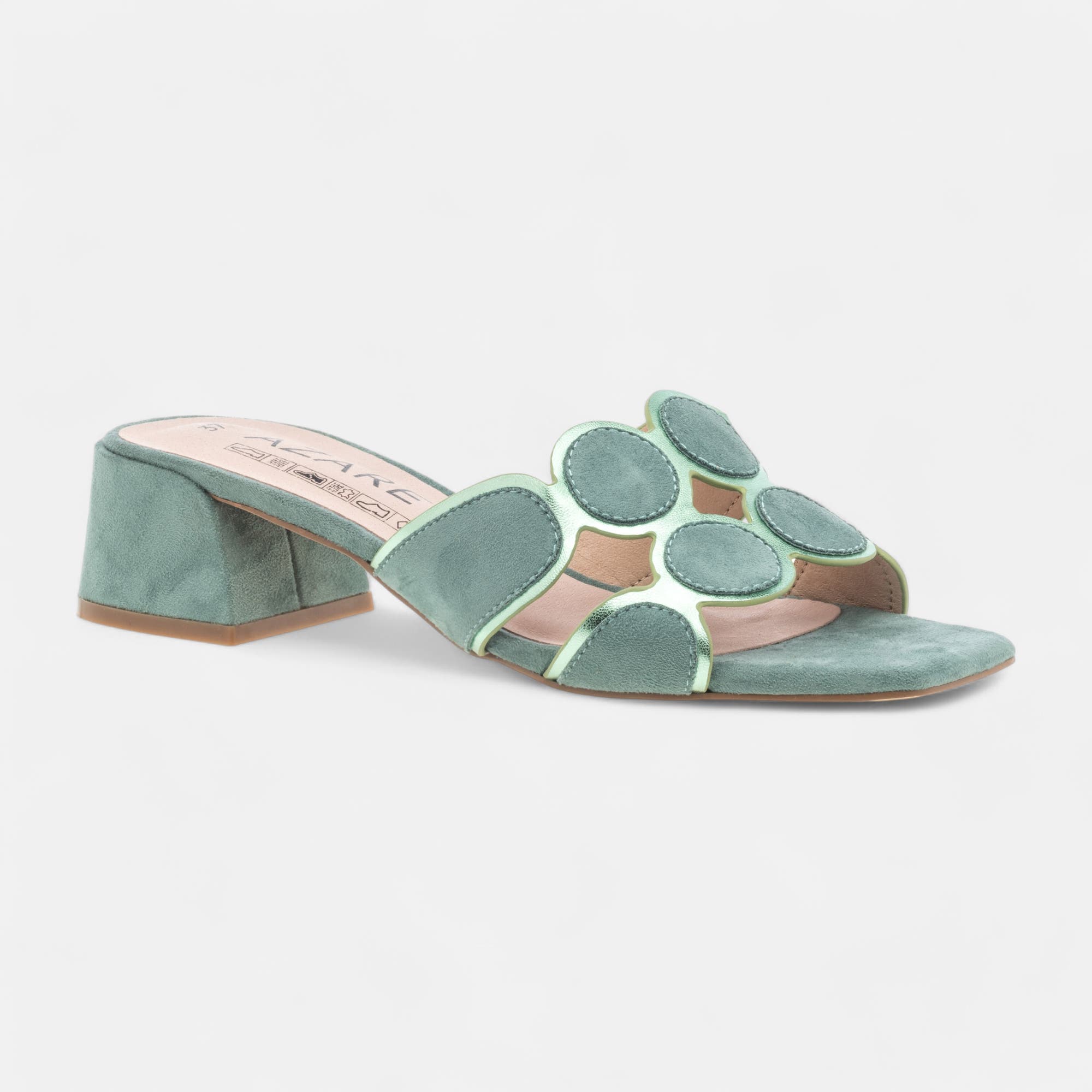 Mules Femme turquoise
