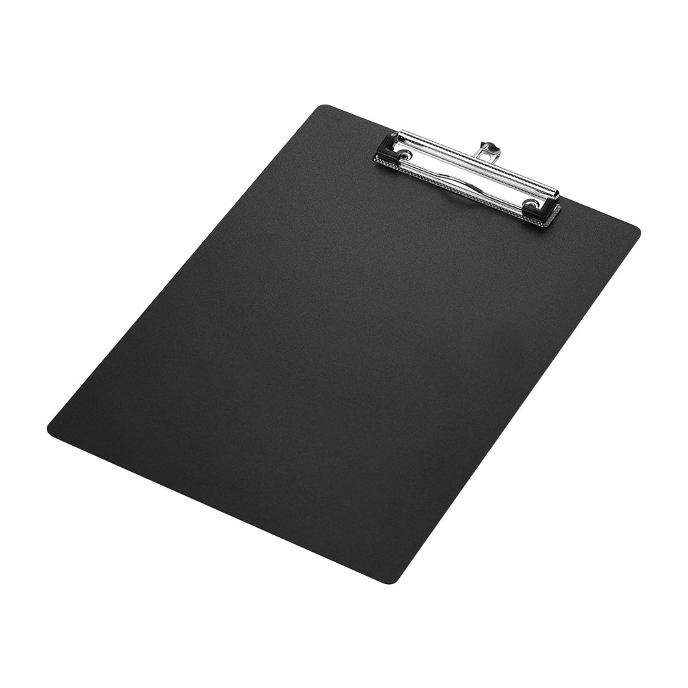 Leder Klemmbrett Notiz Schreibplatte A4 Clipboard   Aufhängefunktion - Schwarz